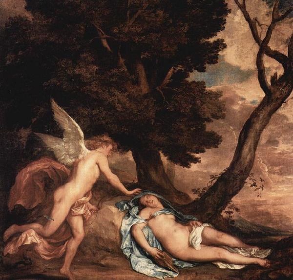 Anthony Van Dyck Amor und Psyche Sweden oil painting art